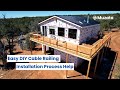 Muzata Easy DIY Cable Railing Installation Process Help