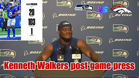 Kenneth Walker on his big vs Broncos