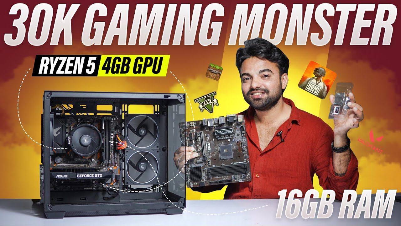 30 000 Budget Gaming PC Ryzen 5 4GB GPU Budget Beast In 2026 