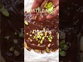 RECIPE BELOW DATE BARK Datebark Dates Peanutbutter Chocolate Nobake