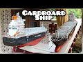 MINI MODEL of a CONTAINER CARGO SHIP using CARDBOARD at Home| DIY | Indian | Hindi