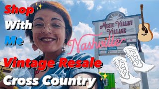 “Feeling Like A Tourist” | SHOP WITH ME | VINTAGE RESALE | ANTIQUE MALL FINDS | CROSS COUNTR