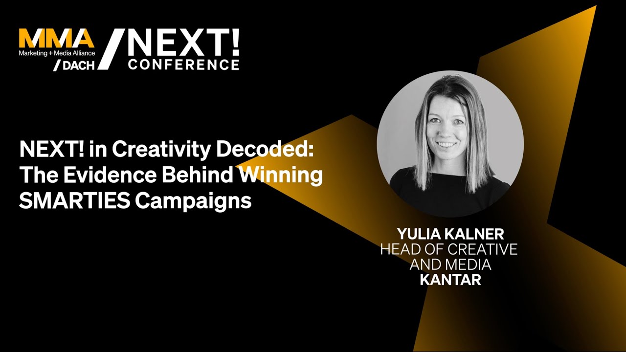 NEXT! in Creativity Decoded: The Evidence Behind Winning SMARTIES Campaigns