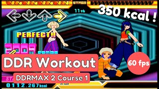 DDR Workout DDRMAX 2 Course 1 350 kcal 36 min!