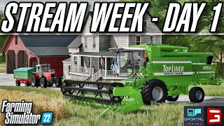 Stream Week - Day 1 (Elmcreek With All The Mods) | Farming Simulator 22 Live