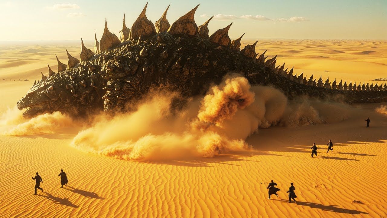 Ancient Entity: The Desert Awakens (cosmic horror/disaster animation)