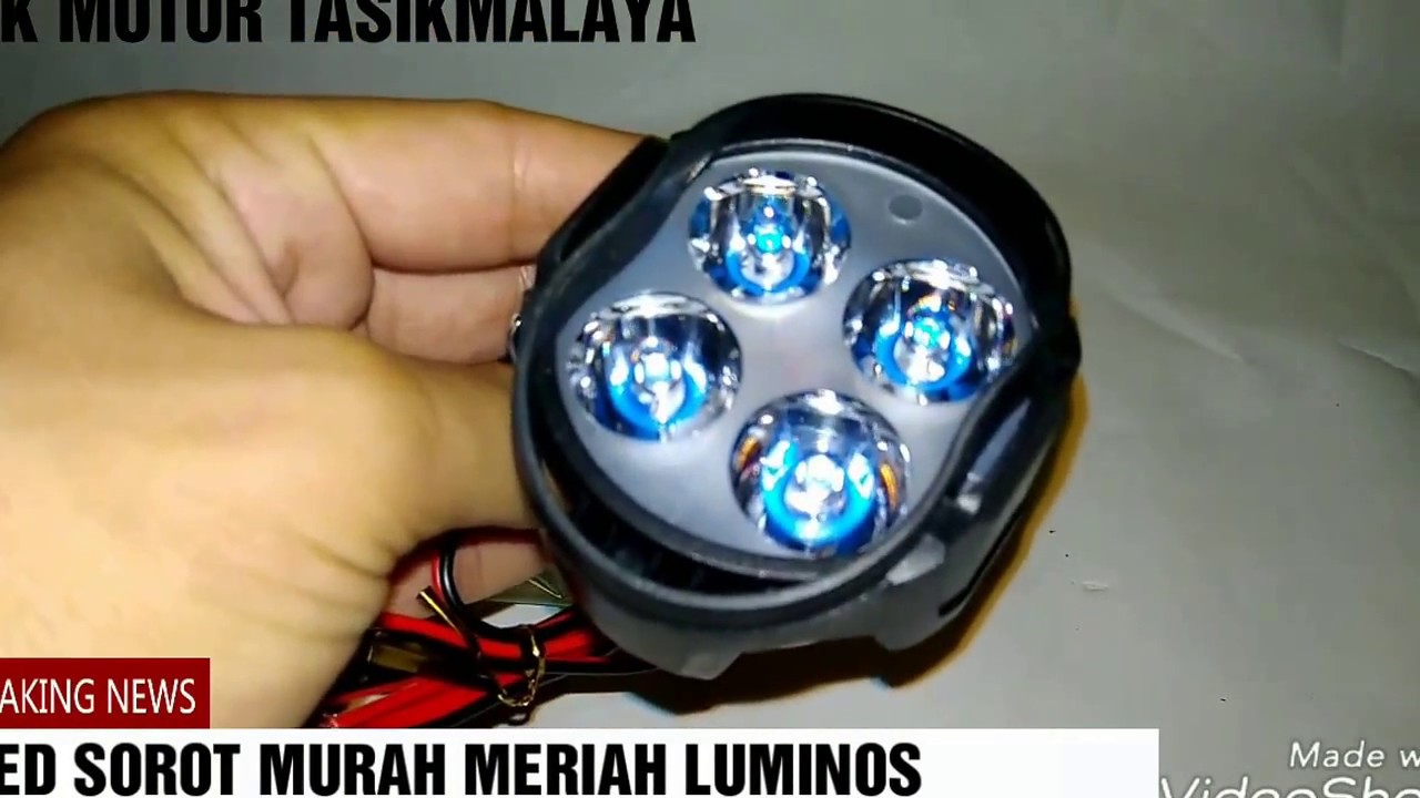 JANGAN DILIHAT REVIEW LAMPU LED SOROT MURAH MERIAH LUMINOS YouTube