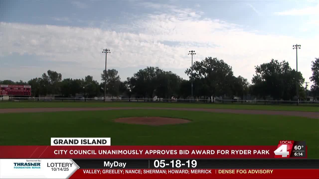 Grand Island City Council approves bid for Ryder Park renovations