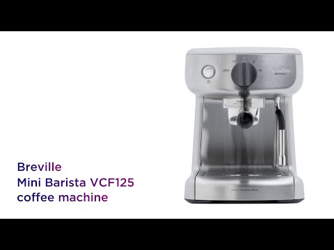 Breville Mini Barista VCF125X Μηχανή Espresso 1450W Πίεσης 15bar Ασημί VCF125X