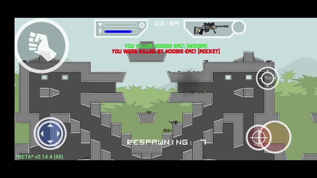 1v4 and leger Explain|mini militia classic D2