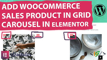 How to Display On Sale Products in Grid / Carousel Layout in WooCommerce Elementor WordPress | Sales