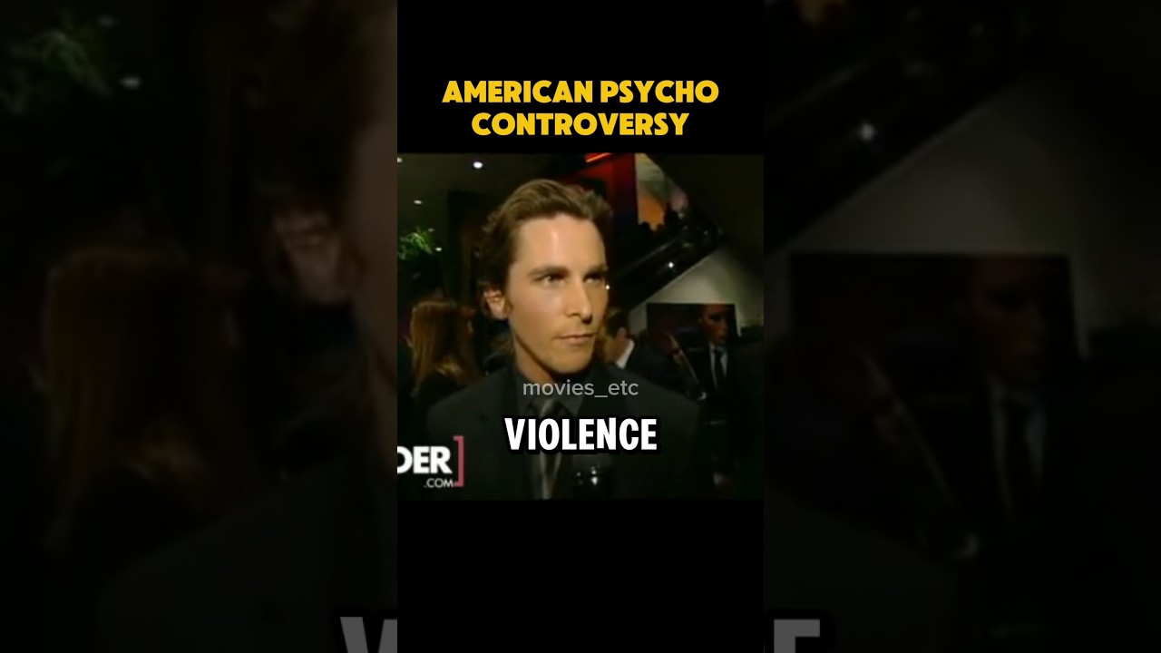 'American Psycho' premiere where they discuss the controversy