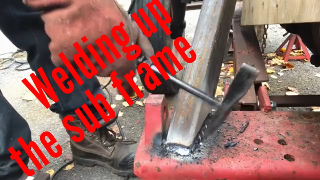 Front dozer blade build on my Massey 50  Day 2