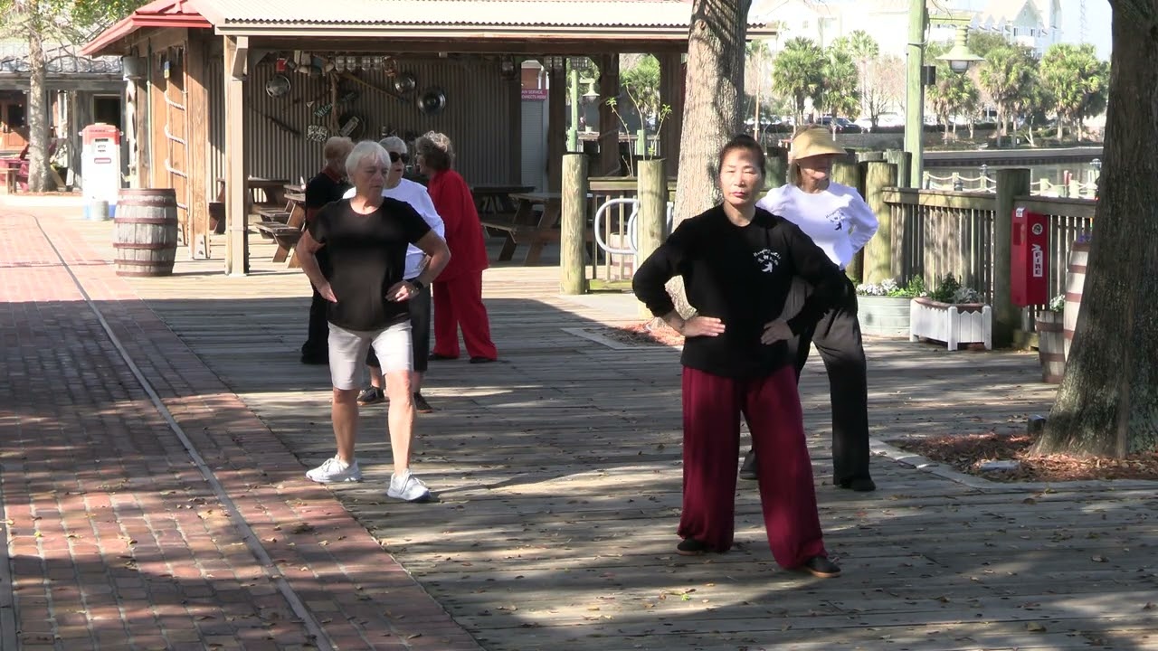 Tai Chi Walk (Foot Work) with Hanqing Tai Chi in the Villages, Florida 19 February 2026.