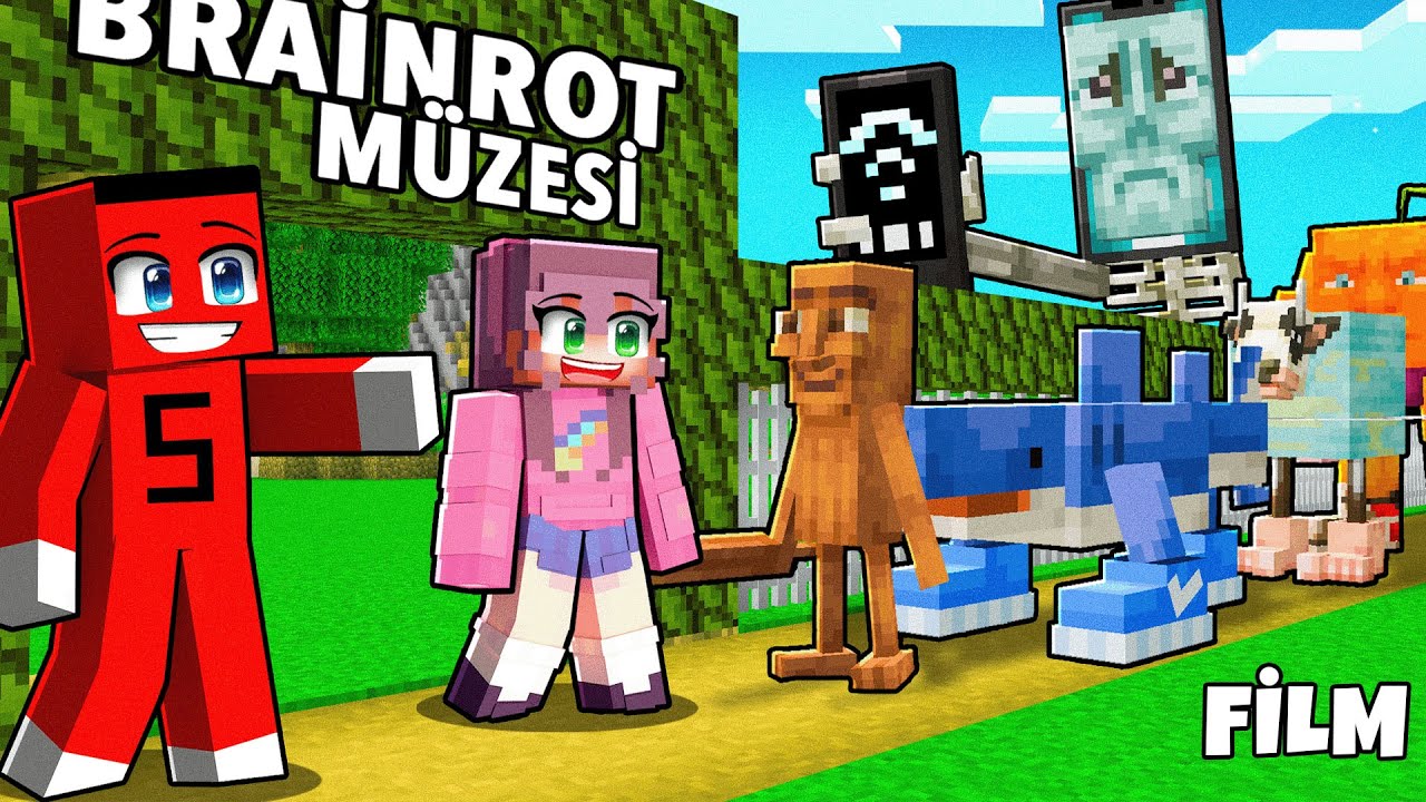 İtalyan Brainrot Müzesi Yapıyoruz !! - Minecraft