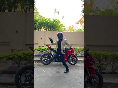 “When words fail, dance speaks. 🎶🔥”Ducati #panigale #dance #bikeanddance