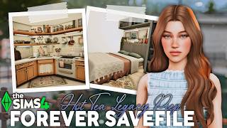 Decorating a romcom aesthetic apartment for the Hot Tea Legacy Challenge in The Sims 4☕️🫖