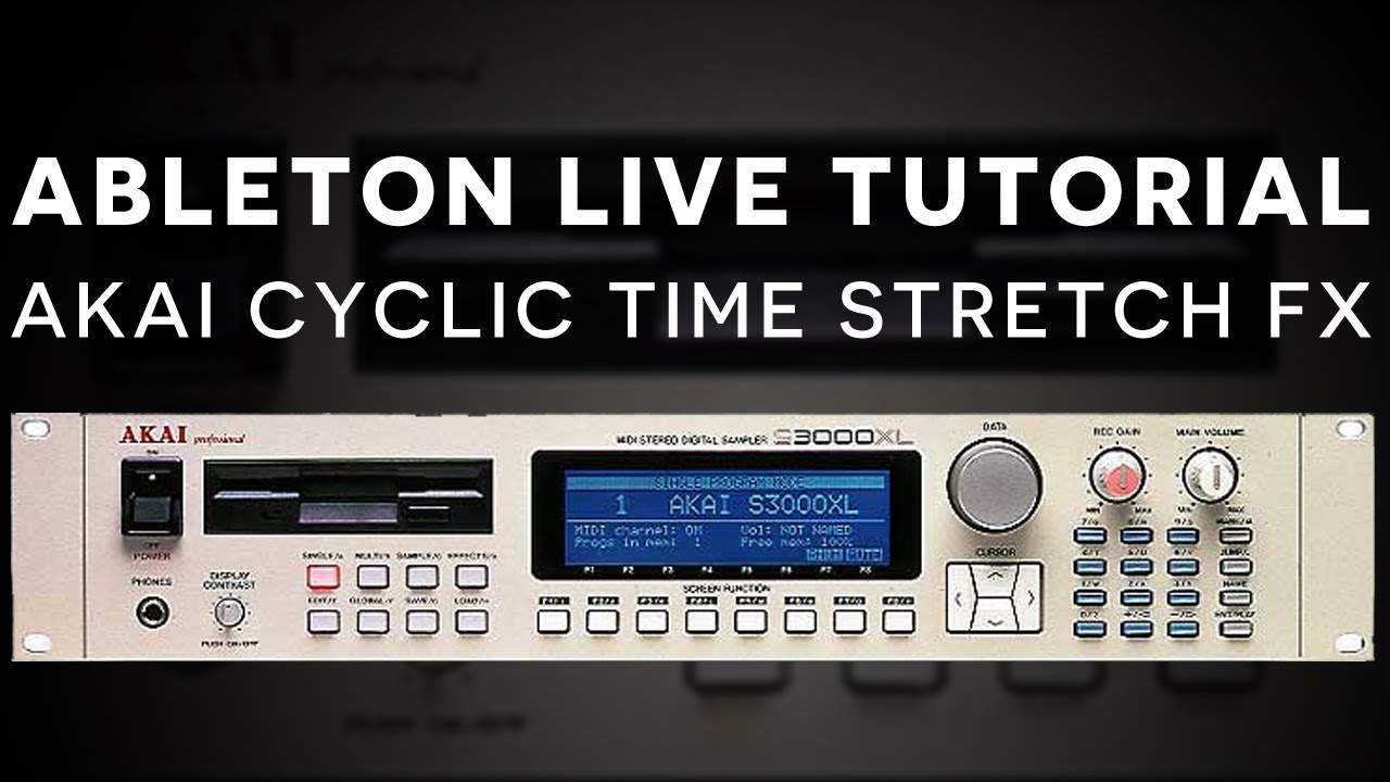 Ableton Tutorial: Akai Cyclic Time Stretch in Live - YouTube