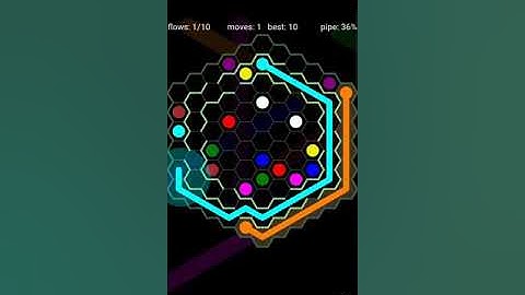 How To Solve Flow Free Hexes Courtyard Spin Level 73 11x11 Board Walk Through Solution Walkthrough