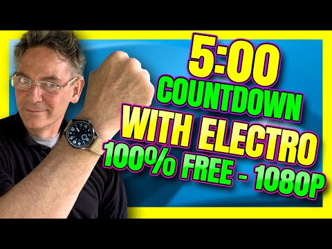 5 Minute Countdown - 100% Commercial Free - No Attribution 1080p 60FPS