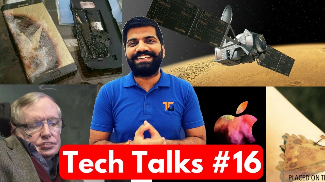 Tech Talks #16 - 8GB 10nm RAM, ESA Mars Lander, Mi Note 2 Leak, iMessage Hack, Macbook Launch.. lee county