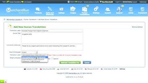 GlobalLink: Translating Item Descriptions