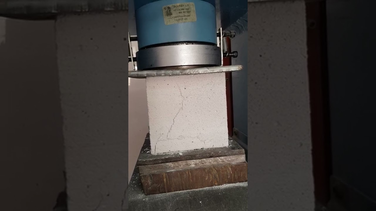 cement cube compresive strength testing