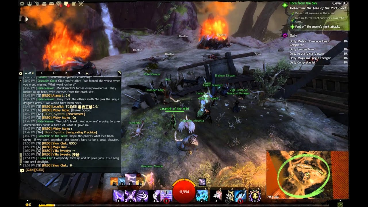 Gw2 HOT - EP.2 Torn from the Sky - Laranthir of the Wild Path