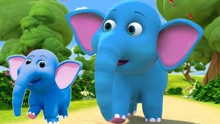 Ek Mota Hathi | एक मोटा हाथी | Poems | Rhymes for Children | Hindi Rhymes For Kids @kidschannelindia