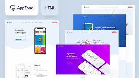 Appzone - App Landing HTML5 Template | Themeforest Website Templates and Themes