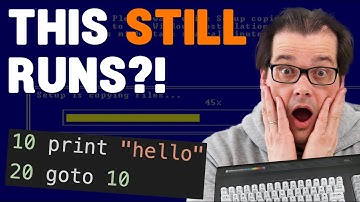 GW BASIC-spellen die ik schreef toen ik een kind was 🎮 Run 30 jaar oude code