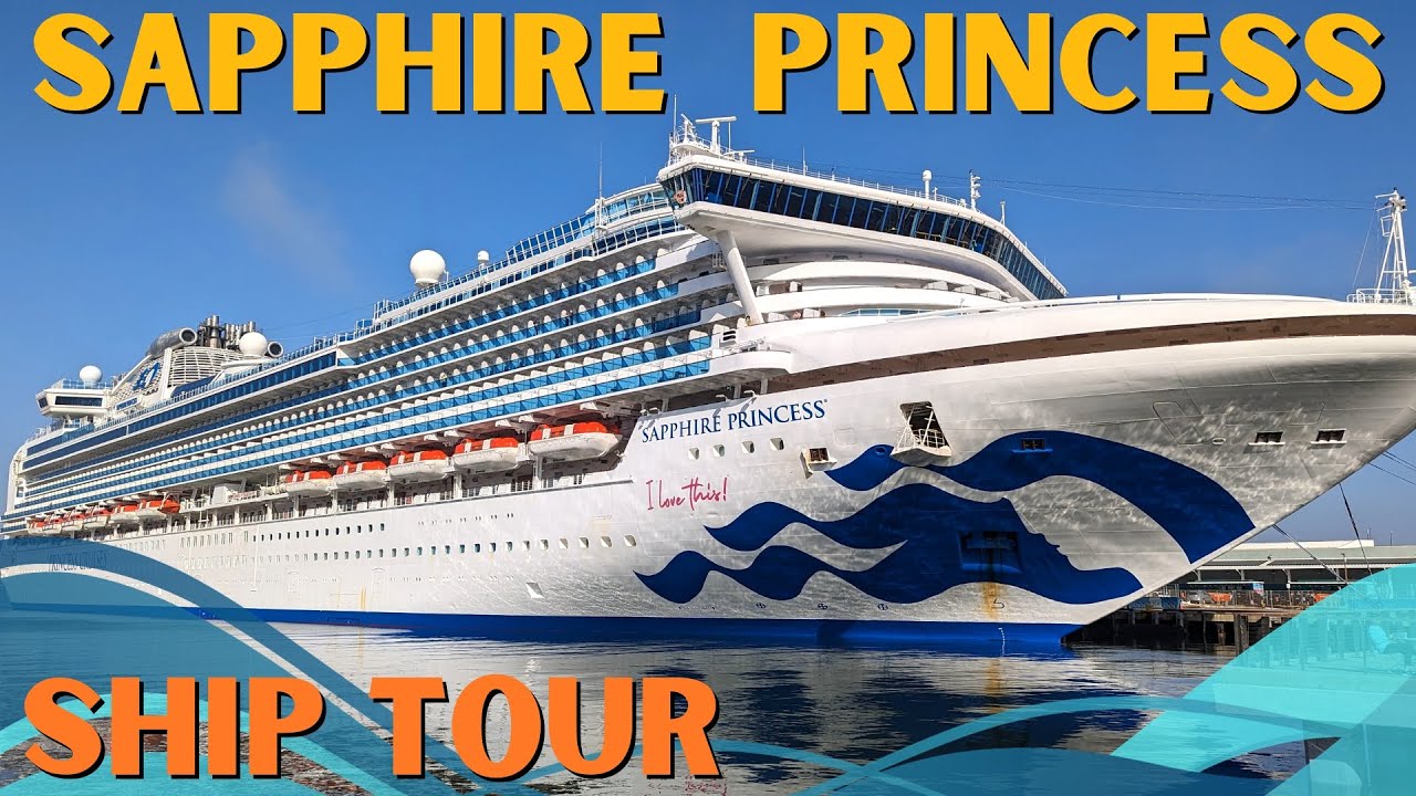 Sapphire Princess Cruise Ship Tour (Full Walk Through)
