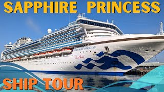 Sapphire Princess Cruise Ship Tour (Full Walk Through)