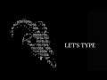 13 Minutes of Typing | ASCII Art Process + Keyboard Sounds