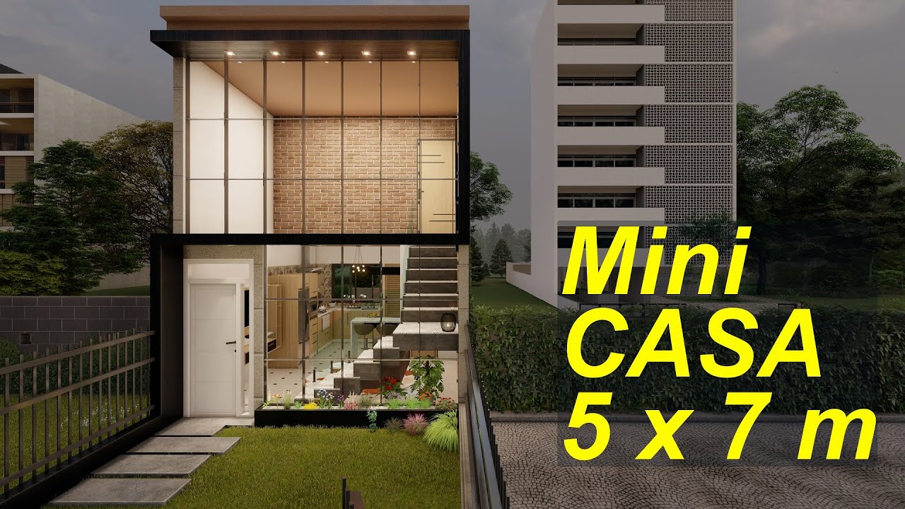 CASA PEQUEÑA 5 x 7 Metros | LOFT - YouTube