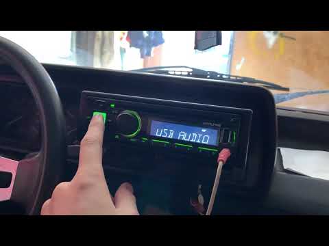 Alpine cde 171r (отсутсвует звук? Включите в меню усилитель)