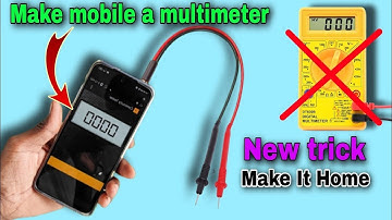 How To Make Multimeter using Android Mobile || How to make multimeter || DIY Continuity Tester