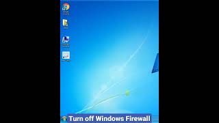 Turn off Windows FireWall in Windows 7 #short #Short #Shorts #shortvideo #shortsvideo #csytricks