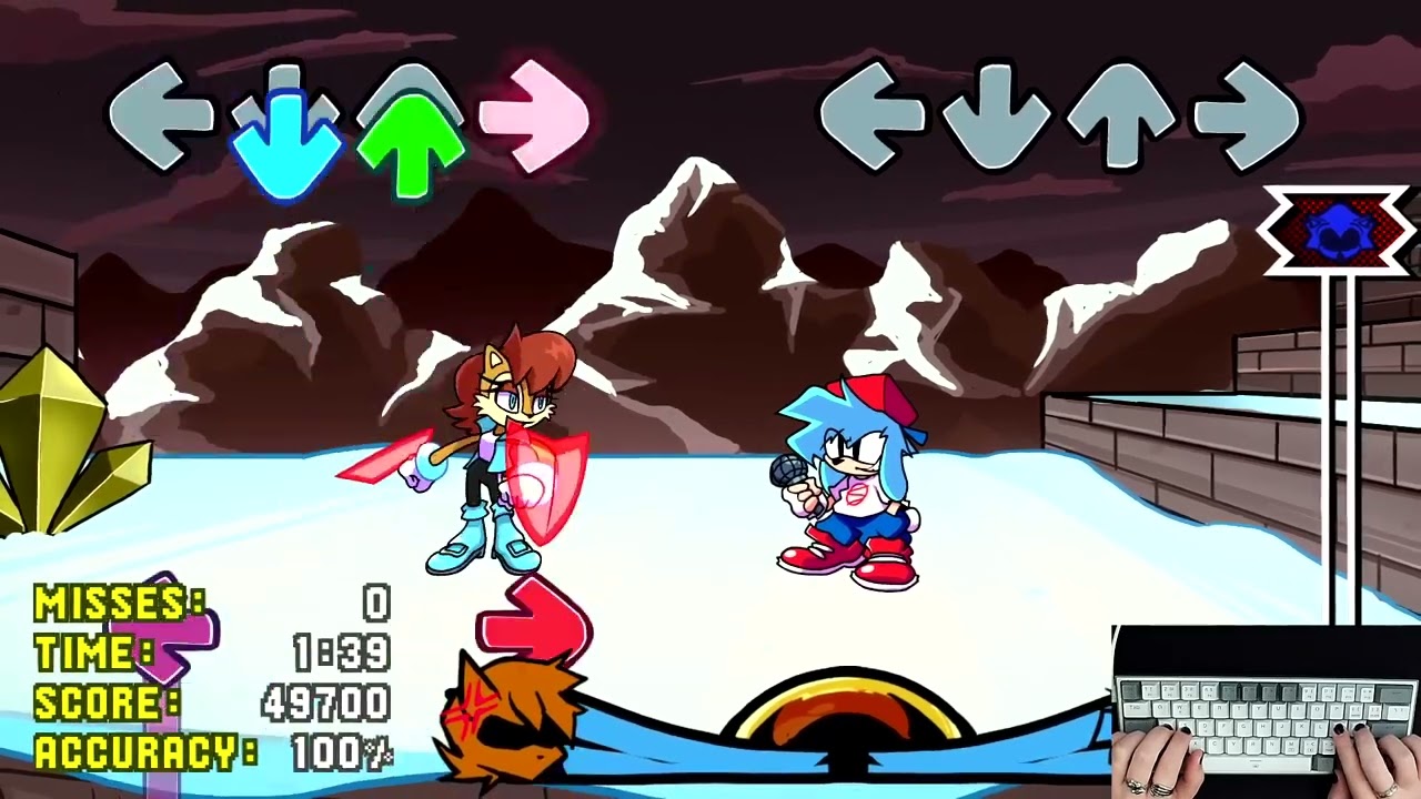 Friday Night Funkin': Spirits of Hell V2 Part 1 - Snowy Volcano | (SFC/100%) [Hard]