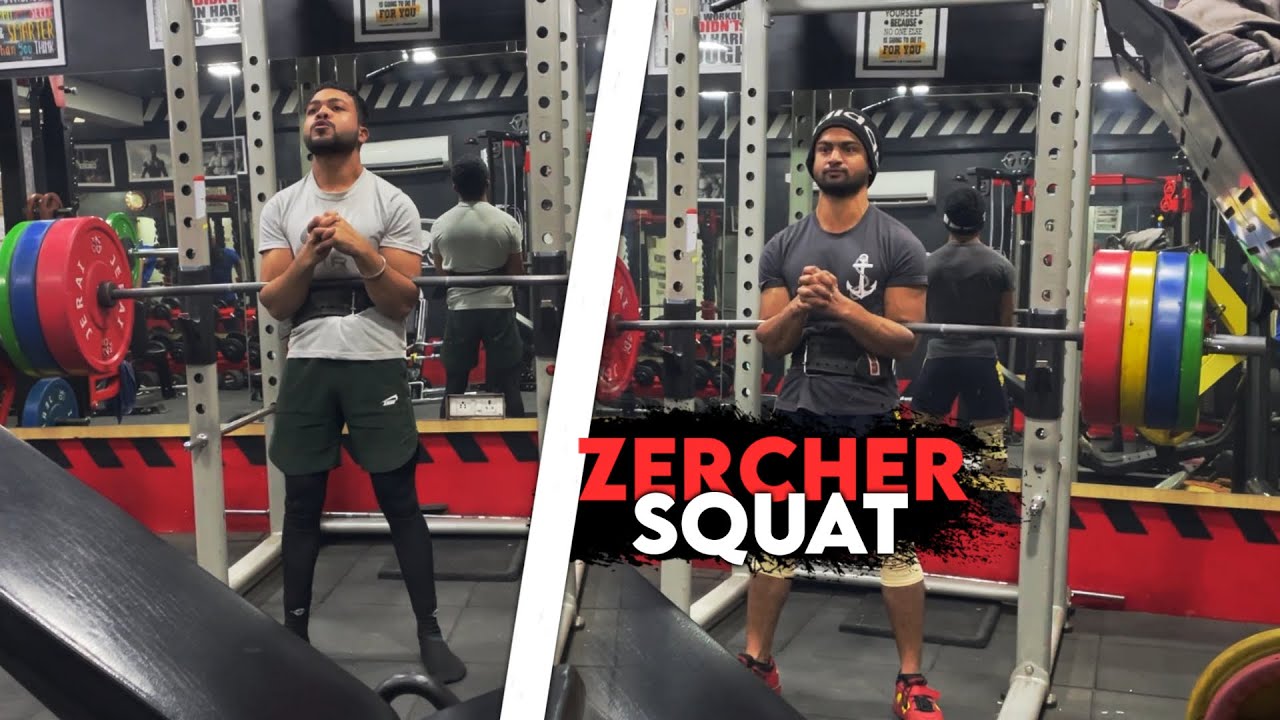 HITTING ZERCHER SQUATS PR- POWERLIFTING | MAXING OUT