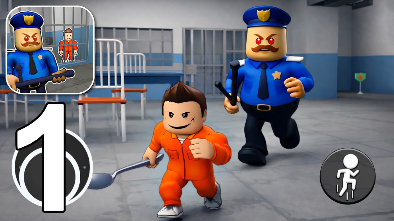 Barry Prison Escape Obby Run! Full Gameplay Walkthrough Part 1 - Barry Prison Run (Android, iOS)