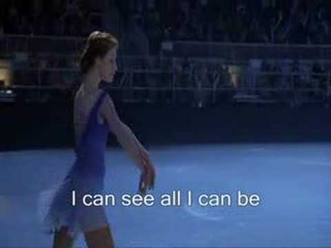 a music video from the movir Ice Princess with the song Reaching for Heaven - Diana Degarmo WITH SUBTITLES IN ENGLISH