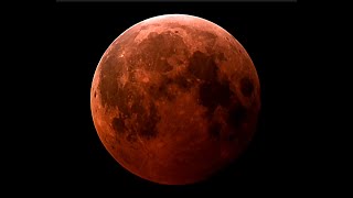 Seestar S50.  Lunar Eclipse Blood Moon Time Lapse.