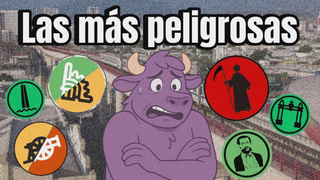 Top 8 estaciones más PELIGROSAS de Metrorrey.