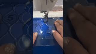 Bubble Quilting Template By Dabline. #shorts #quilting