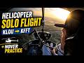 Helicopter Solo Flight: KLOU to KFFT + Hover Practice | Training Vlog