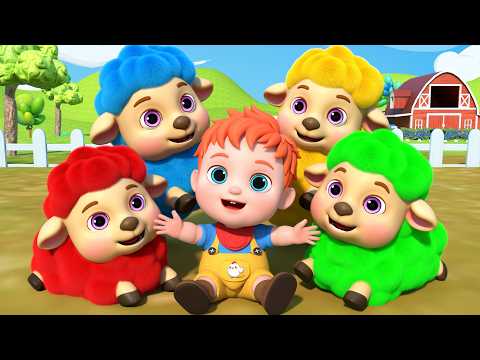 Baa Baa Colorful Sheep | Color Song for Kids | Leo in Spanish