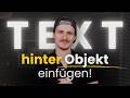 DaVinci Resolve Studio Tutorial: Text hinter Objekt (unter 5 Minuten)