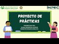 PRESENTACION PROYECTO DE PRACTICAS 2021-2
