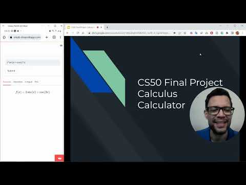 CS50 Final Project: Calculus Calculator